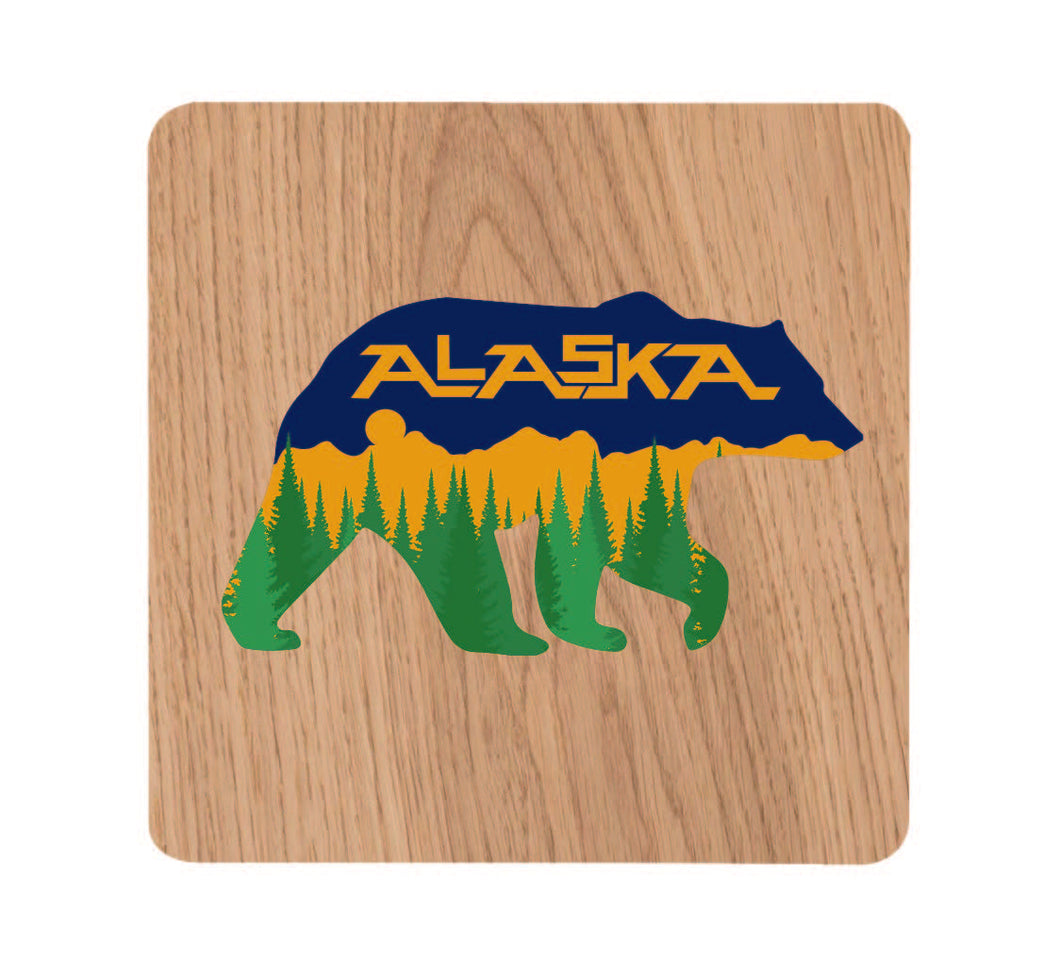 Horizon Bear Wood Coaster