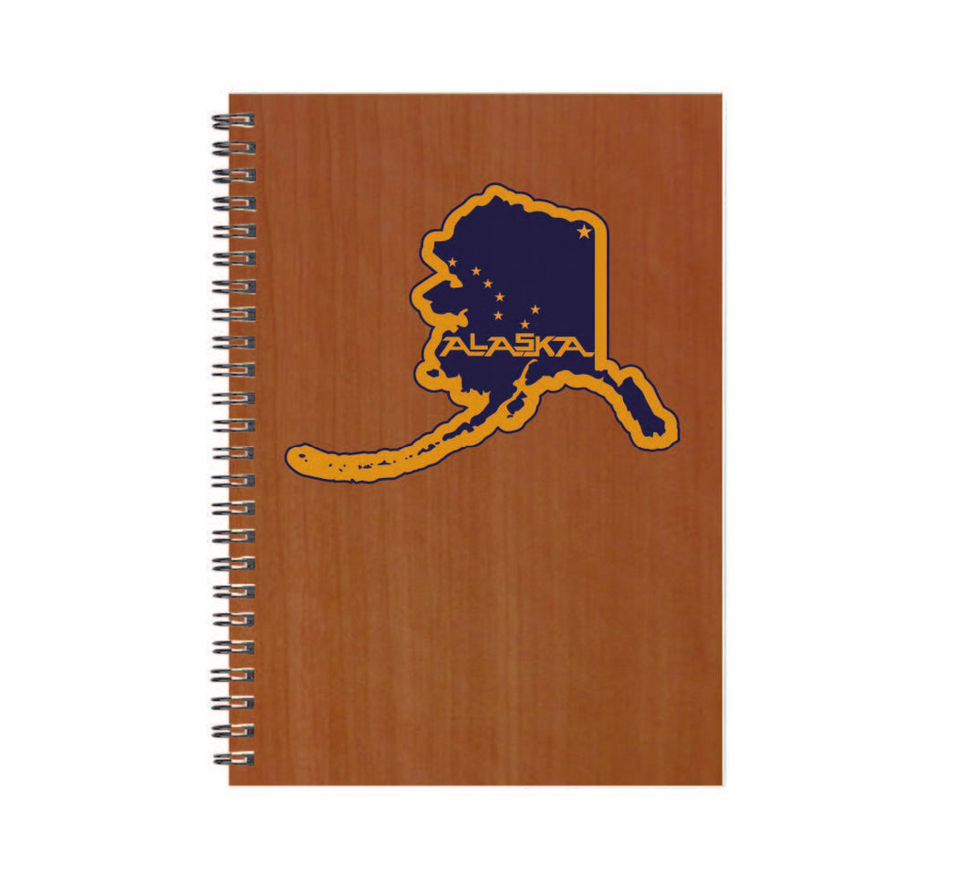 Alaska State Flag Wood Journal