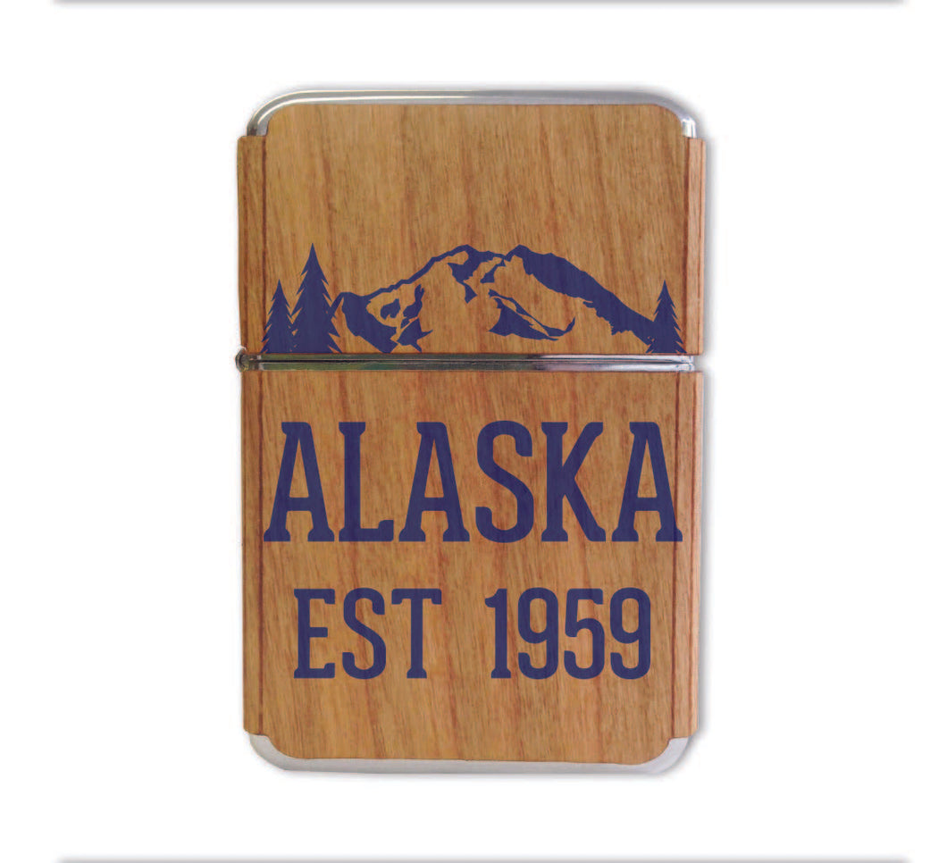 Alaska 1959 Patch Wood Lighter