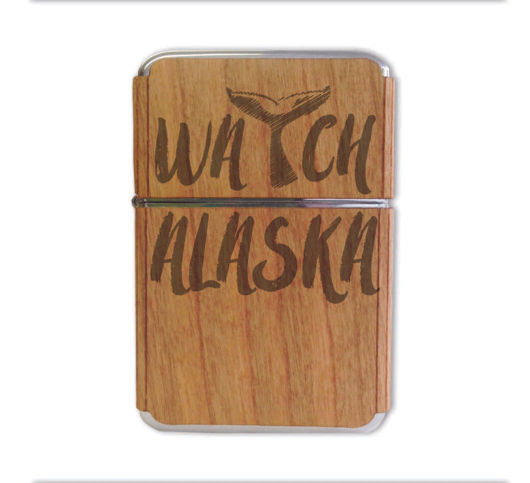 Whale Watch Wood Lighter