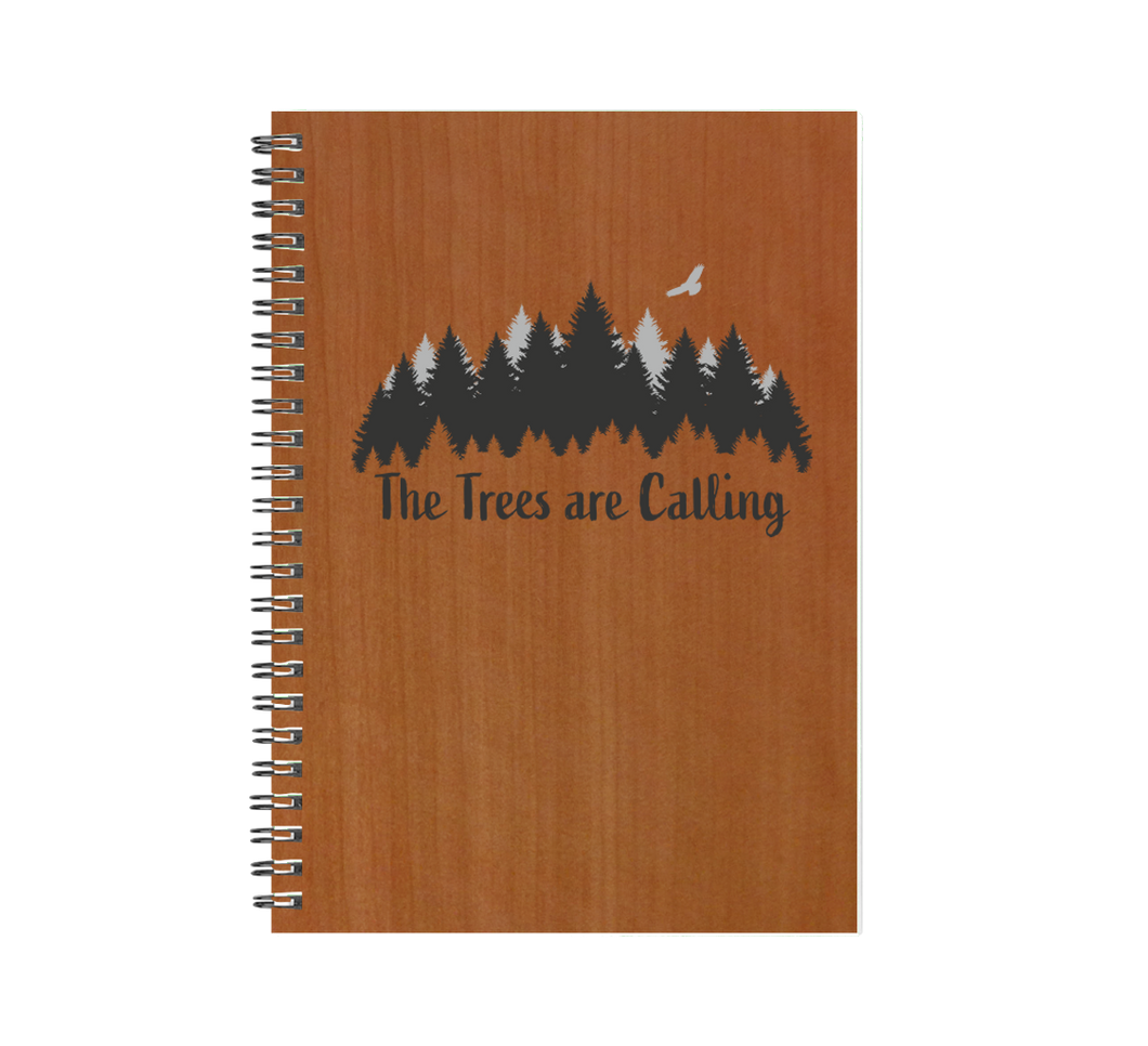 The Trees are Calling Wood Journal