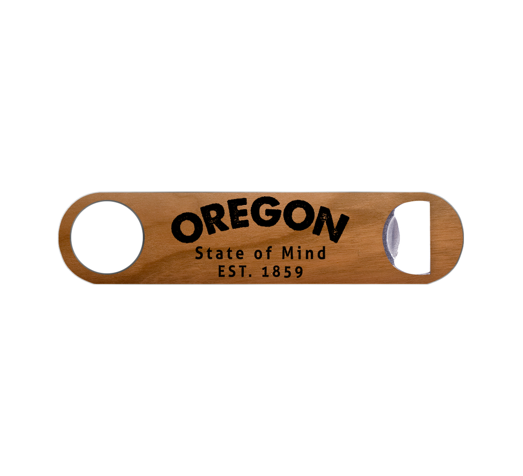 Oregon State Of Mind Bottle Opener
