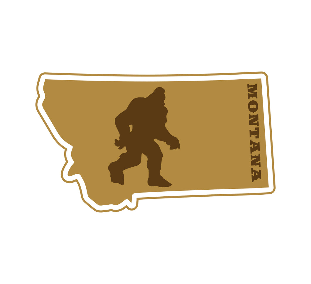 Bigfoot in MT Sticker