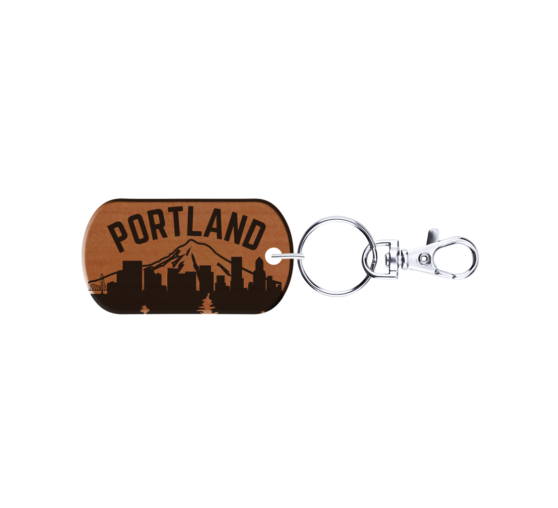Portland Skyline Keychain – Cascade Provisions