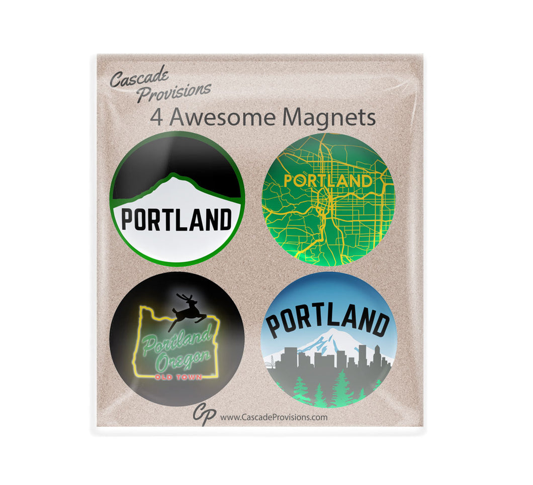 Portland City Magnet Pack