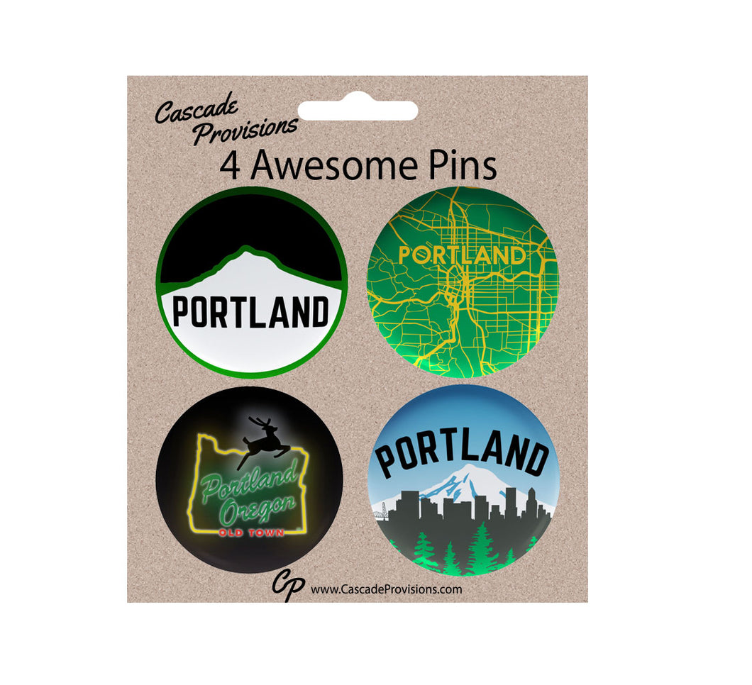 Portland City Pin Pack