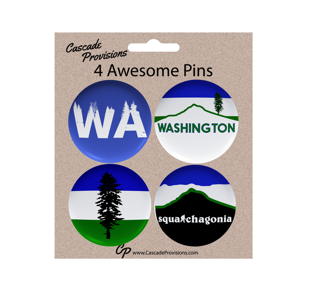 WA Cascadia Pin Pack