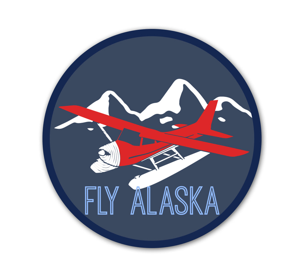 Fly Alaska Sticker