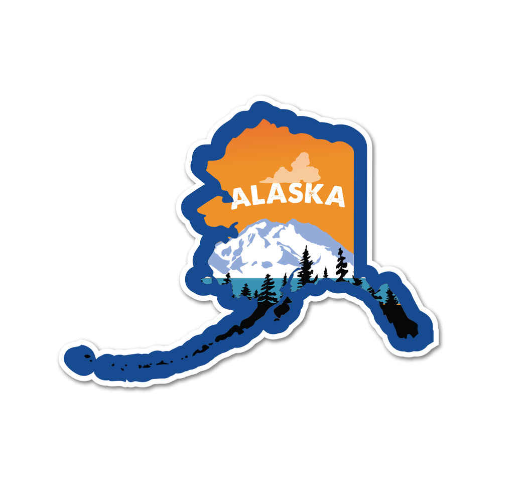 Alaska Landscape Sticker