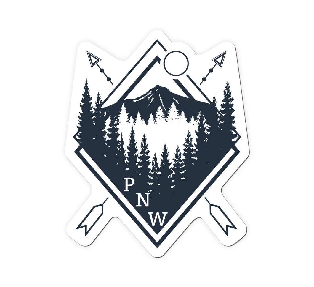 Pacific Northwest Badge Sticker