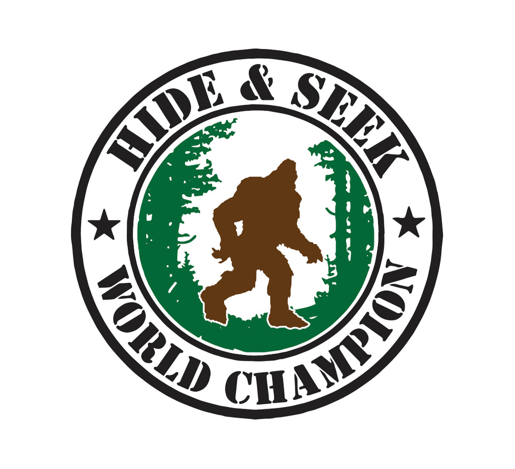 Hide & Seek World Champion Sticker