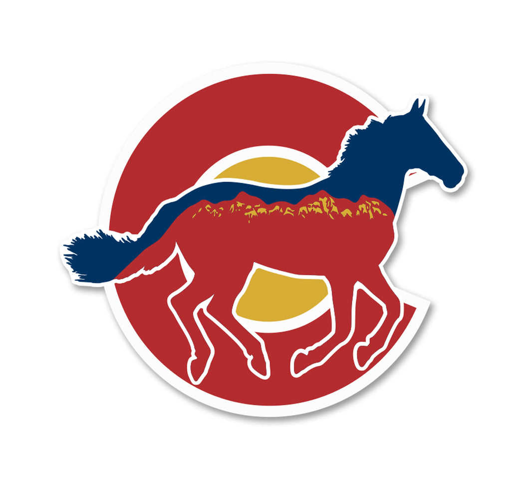 CO Horse Sticker