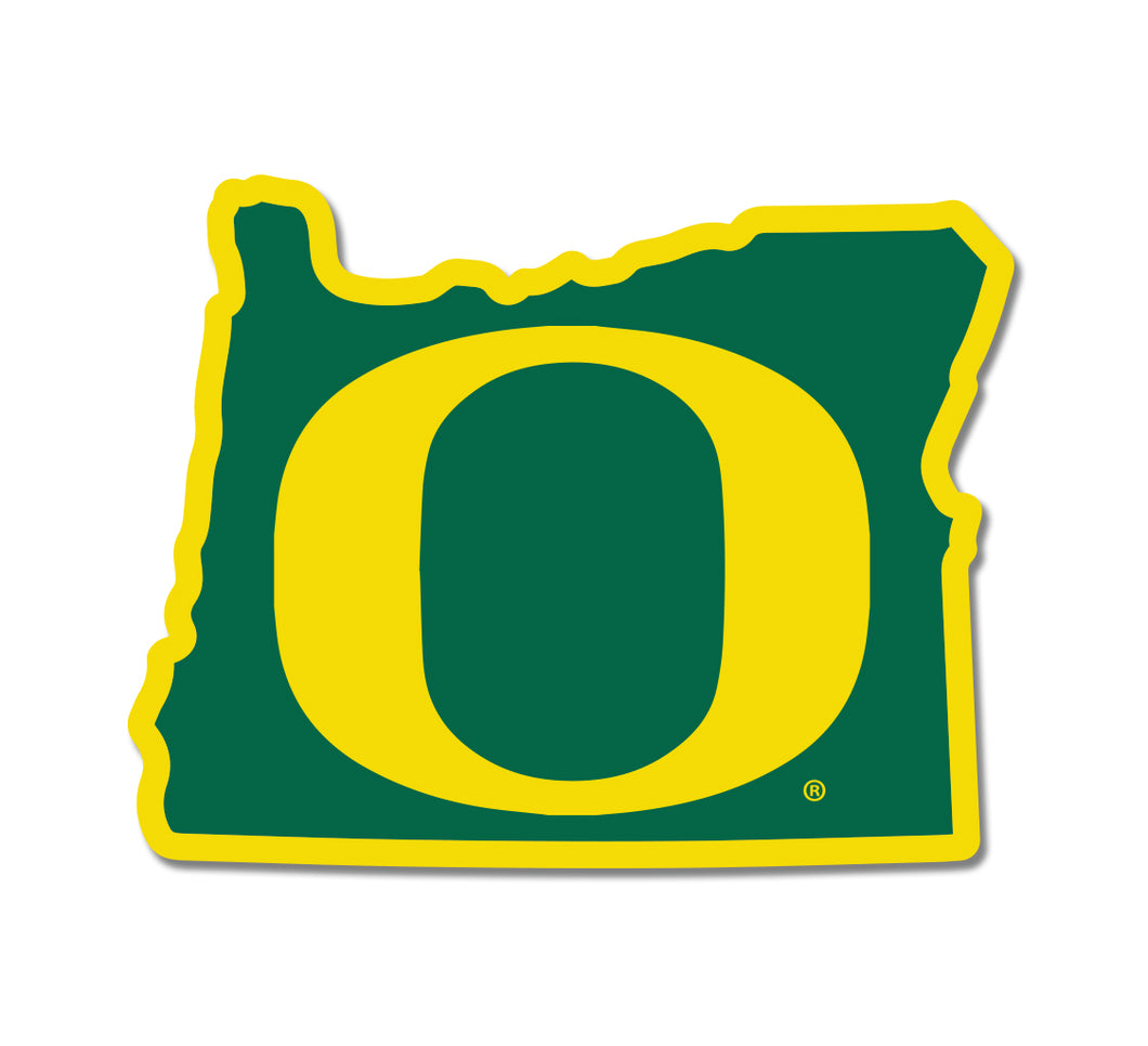 O In Oregon Vinyl Sticker