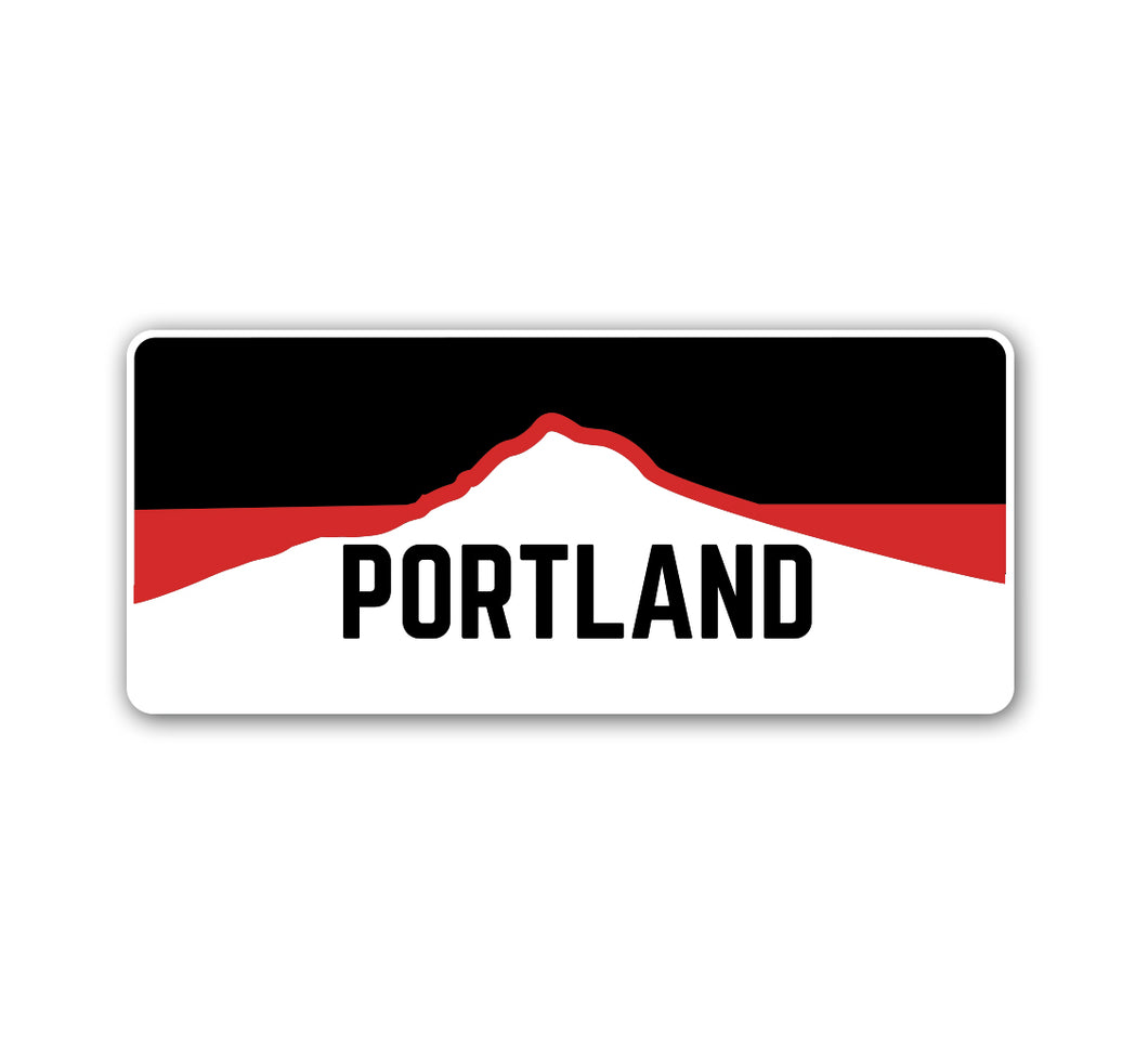 Portland Horizon Red Vinly Sticker