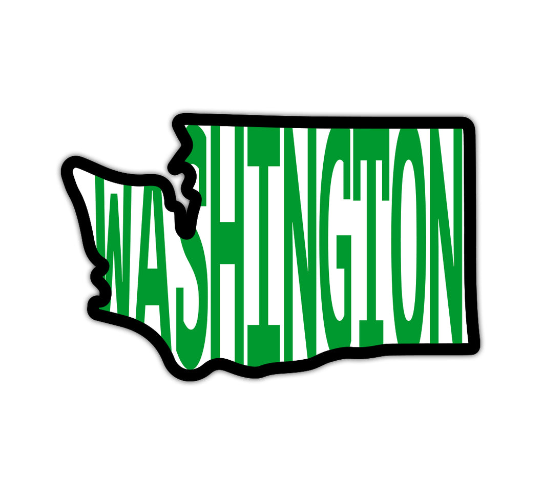 Washington in WA Vinyl Sticker