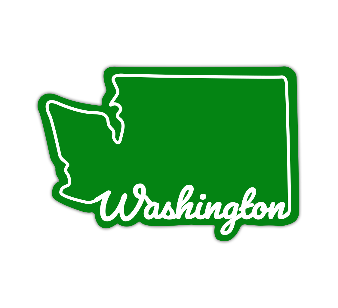 WA Script Vinyl Sticker – Cascade Provisions