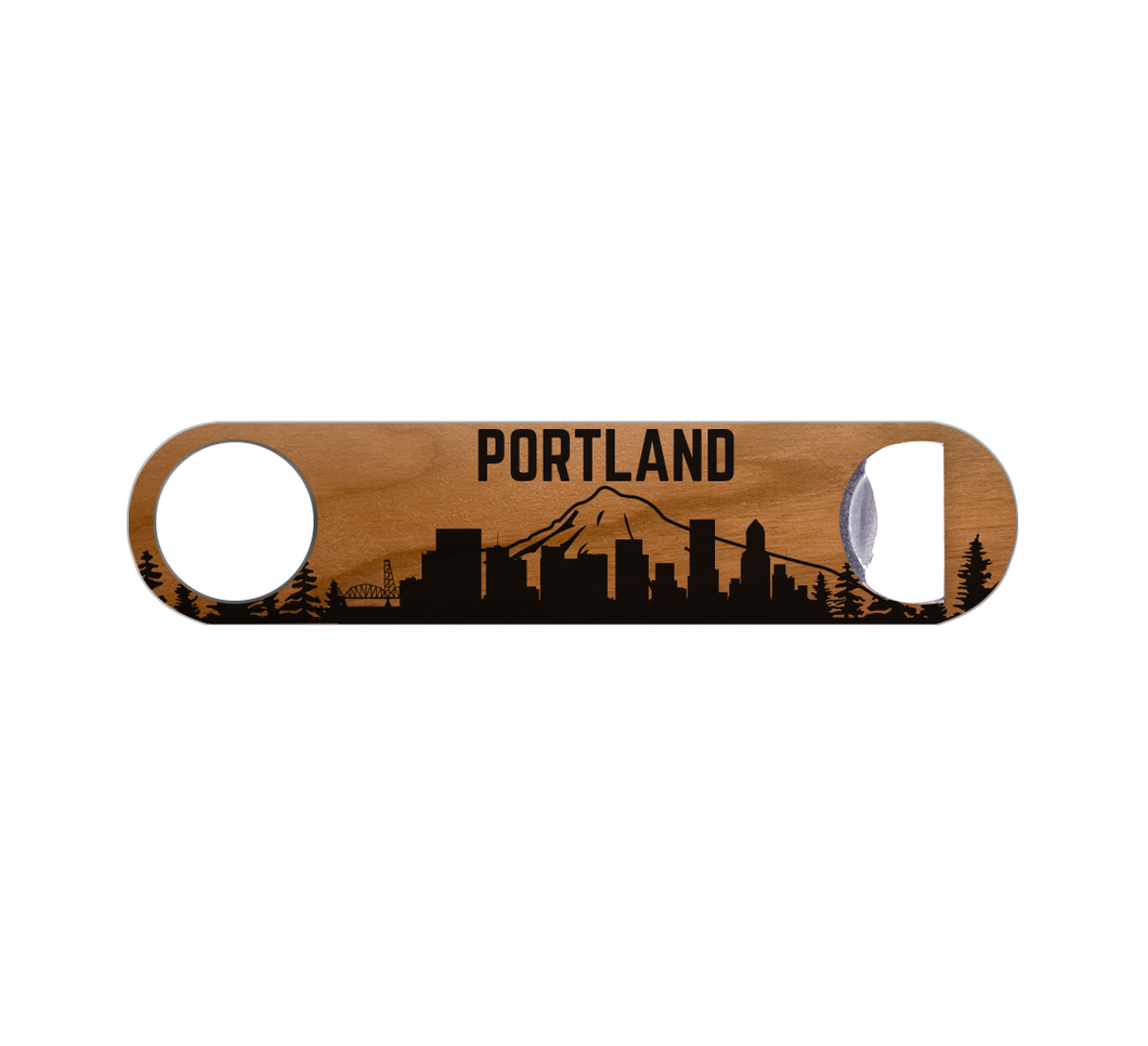 Portland Skyline Bottle Opener