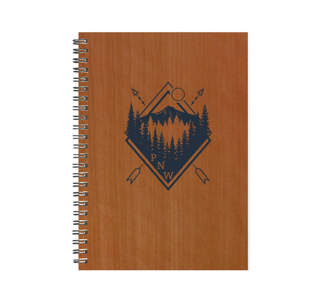 Pacific Northwest  Badge Wood Journal