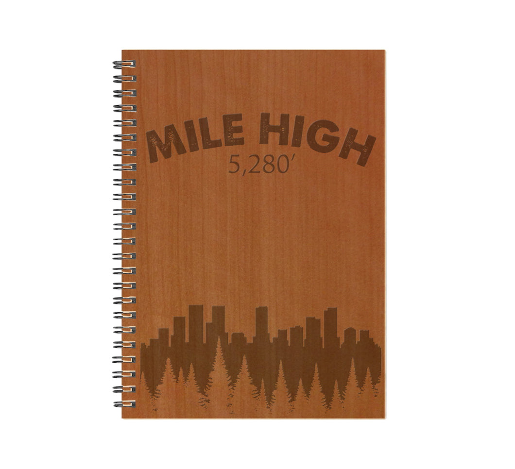Mile High Skyline Wood Journal