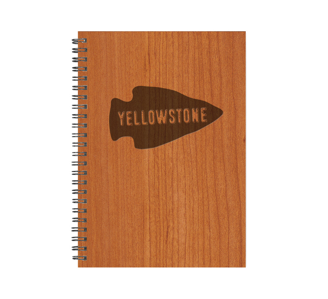 Yellowstone Arrowhead Wood Journal