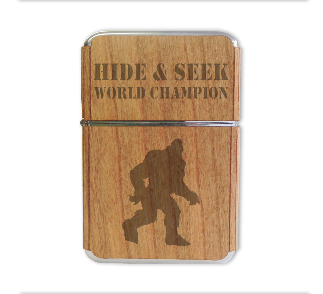 Hide and Seek World Champion Wood Lighter