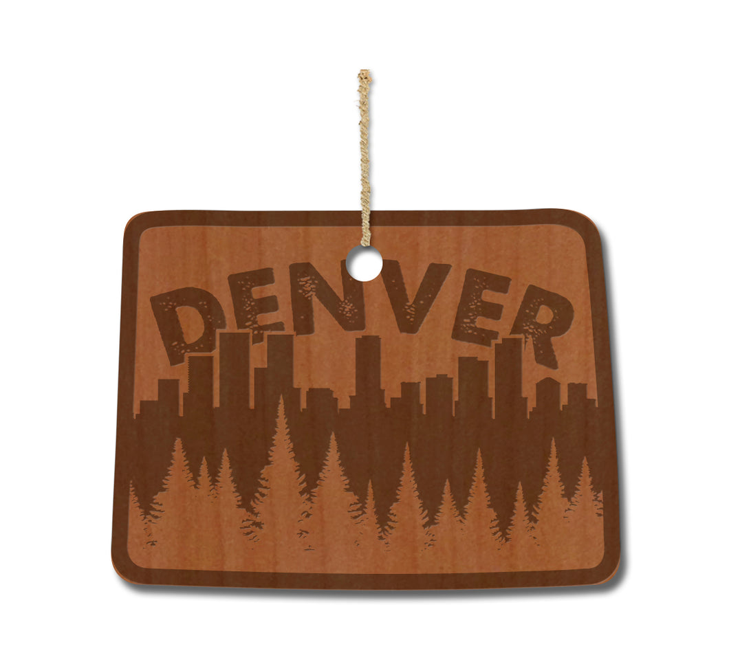 Denver Skyline Ornament