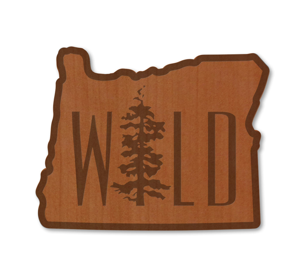 Wild OR Wood Sticker