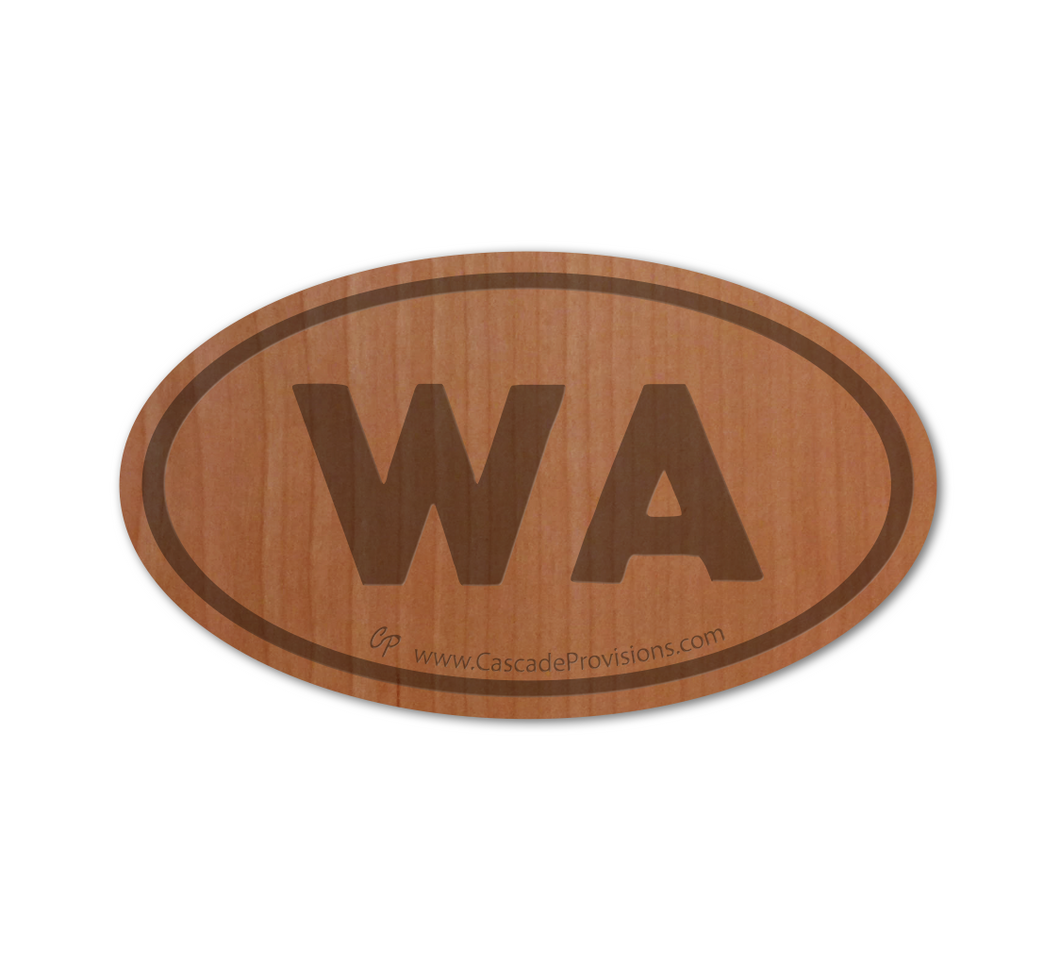 Euro WA Wood Sticker