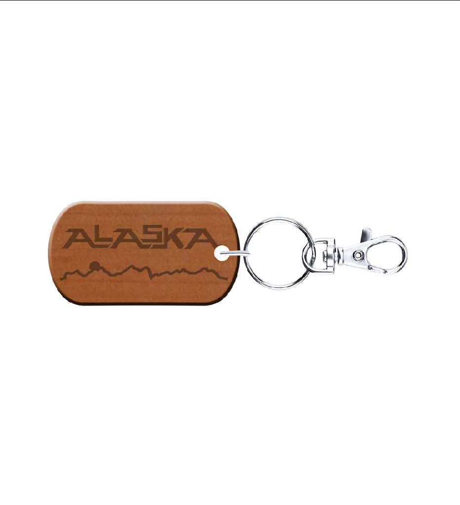 Alaska Horizon Keychain